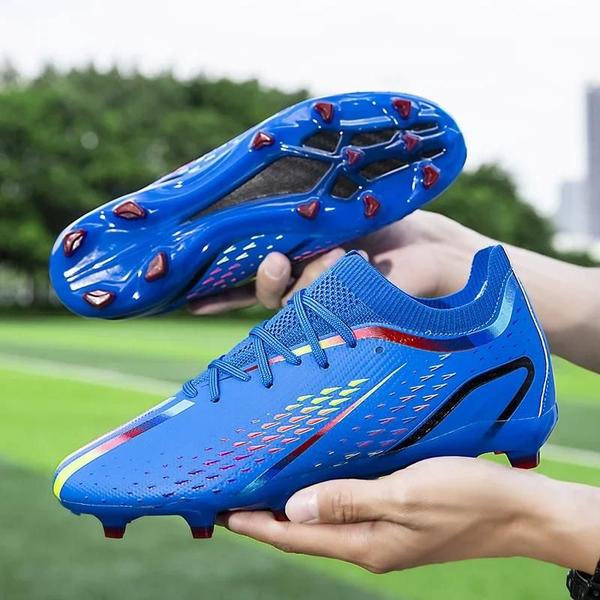 Imagem de Sapatos de Futebol Ultraleves Antiderrapantes Masculinos TF FG - Botas Profissionais