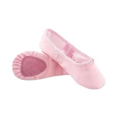 Imagem de Sapatos de Lona para Ballet Infantil - Sola Dividida para Dança, Ginástica e Yoga