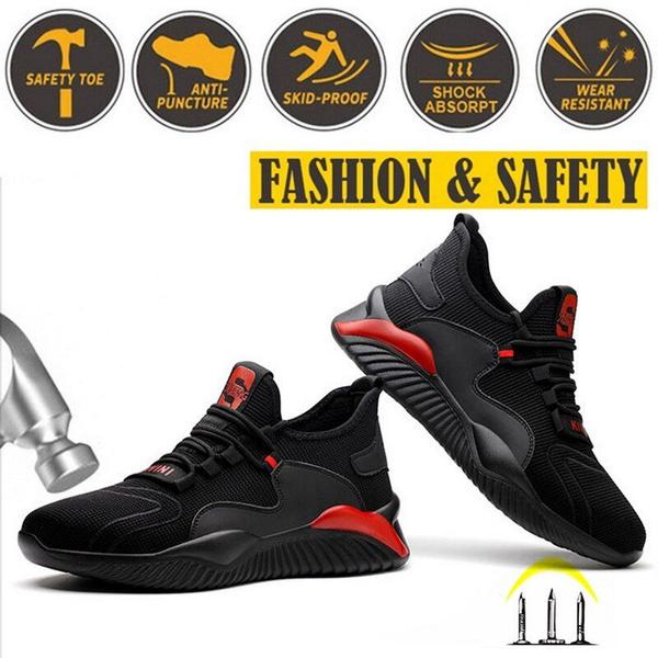 Imagem de Sapatos de segurança Litthing Work & Safety Steel Toe para homens