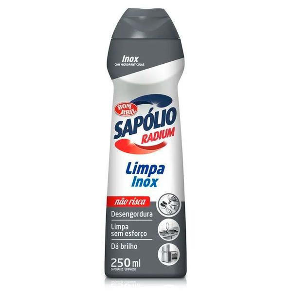 Imagem de Sapolio Cremoso Radium Limpa Inox 250ml Bombril