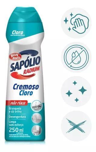 Imagem de Sapólio Radium Cremoso Com Cloro Bombril 300ml