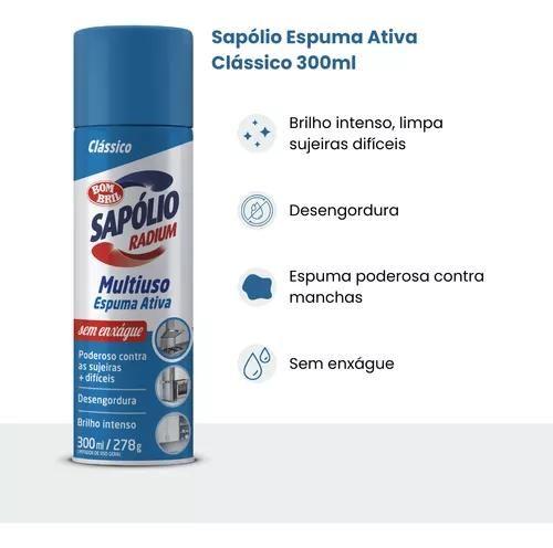 Imagem de Sapolio Radium Espuma Ativa 300ml