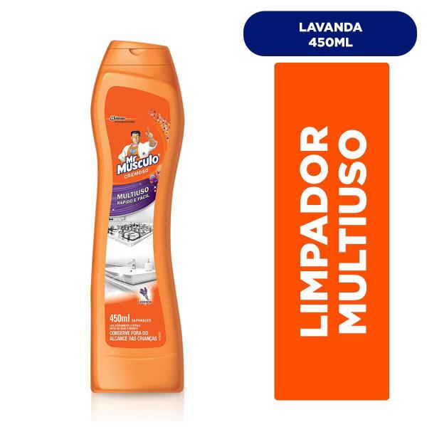 Imagem de Saponáceo Cremoso Multiuso Mr Músculo Lavanda 450ml