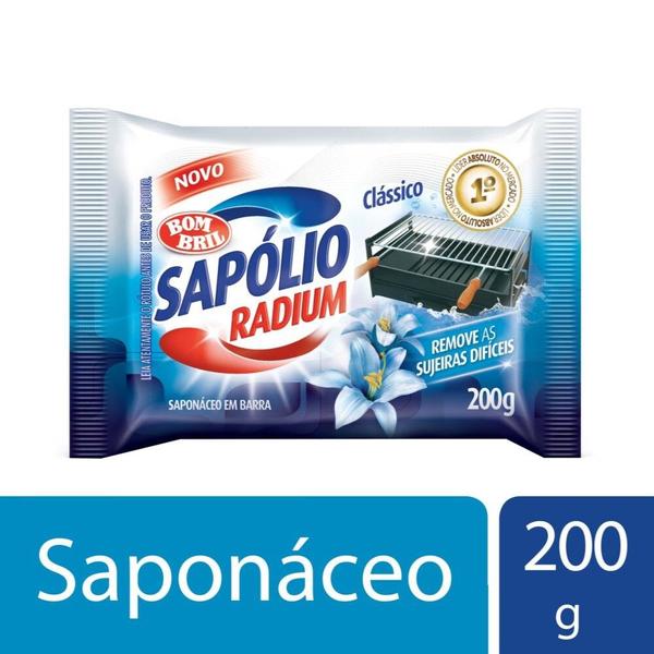 Imagem de Saponáceo Sapólio Radium Em Barra 200ml Bombril