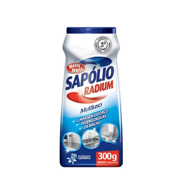 Imagem de Saponáceo Sapólio Radium Pó 300ml Bombril Kit 3