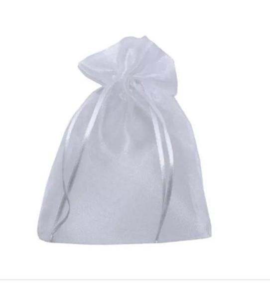 Saquinho de organza com fita cetim 7x9 - 50 unidades - Art e festa Imagem de Saquinho de organza com fita cetim 7x9 - 50 unidades