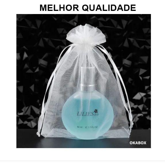 Imagem de Saquinho De Organza Tule 7X9 Fita Cetim  (500 Und)