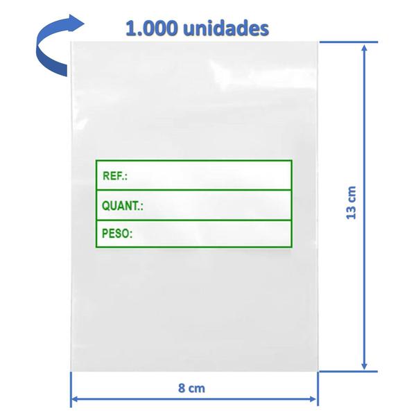 Imagem de Saquinho de tarja Verde - 1000 Unidades