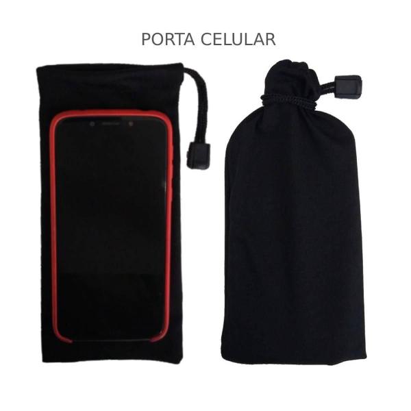 Imagem de Saquinho Tecido Porta Óculos Celular Joias Relogio Bag