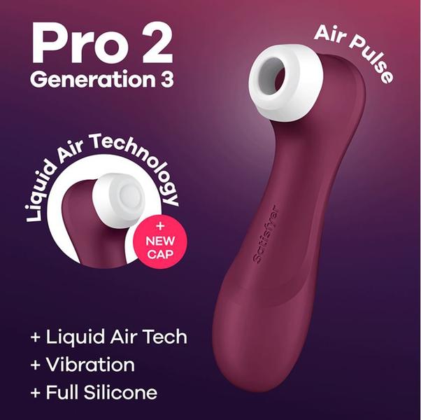 Imagem de Satisfyer Pro 2 - 3 Generation Connect App Liquid Air Tech Vibração Silicone Controle por Aplicativo Conexão Bluetooth