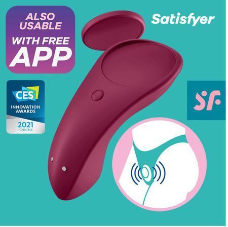 Imagem de SATISFYER SEXY SECRET Calcinha Vibratória Com Controle por Aplicativo APP