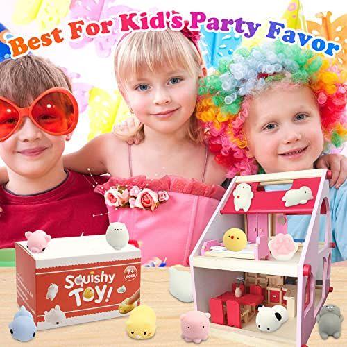 Satkago Mochi Squishy Toys, Ovos de Páscoa Fillers Party Favor Imagem de Satkago Mochi Squishy Toys, Ovos de Páscoa Fillers Party Favor