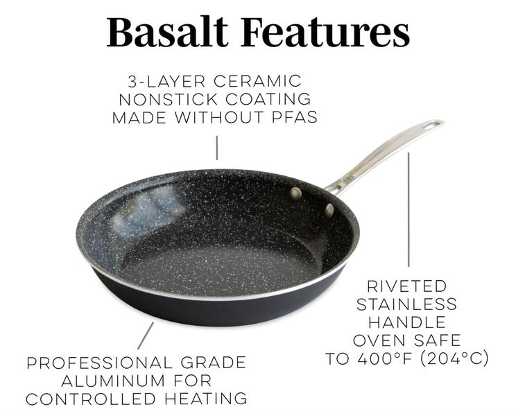 Imagem de Saute Skillet Nordic Ware Basalt Aluminium 20 cm com revestimento cerâmico