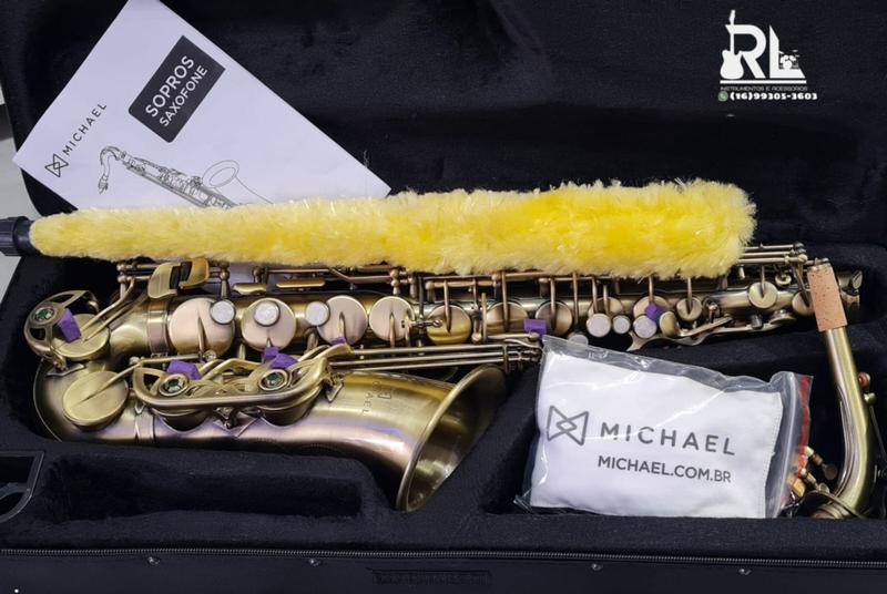 Imagem de Sax Alto Michael Escovado Wasm31