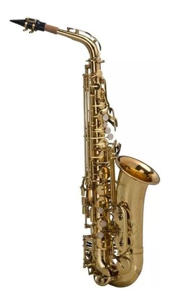 Imagem de Sax Alto Shelter Sft6430l Laqueado Dourado Com Case Luxo