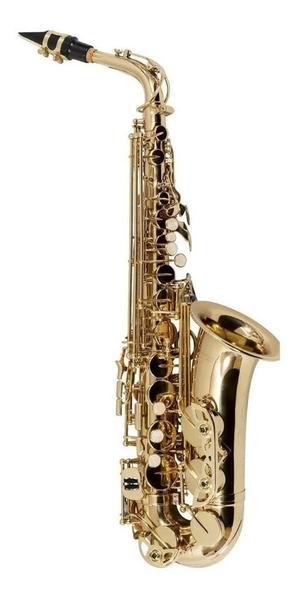 Imagem de Sax Alto Vogga Vsas701n Mib Dourado Com Case Luxo