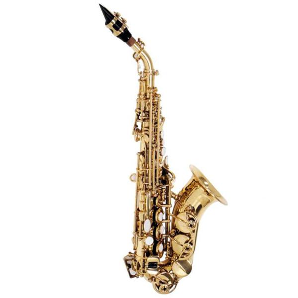 Imagem de Sax Soprano curvo Shelter com Estojo SFT64331L