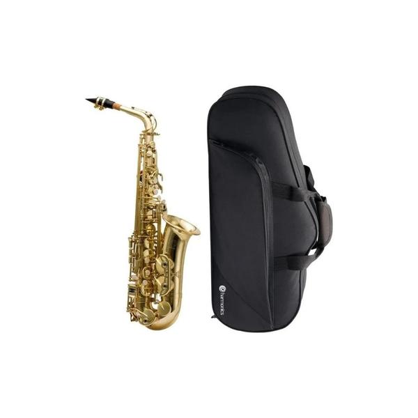 Imagem de Saxofone alto eb harmonics has-200l laqueado com case