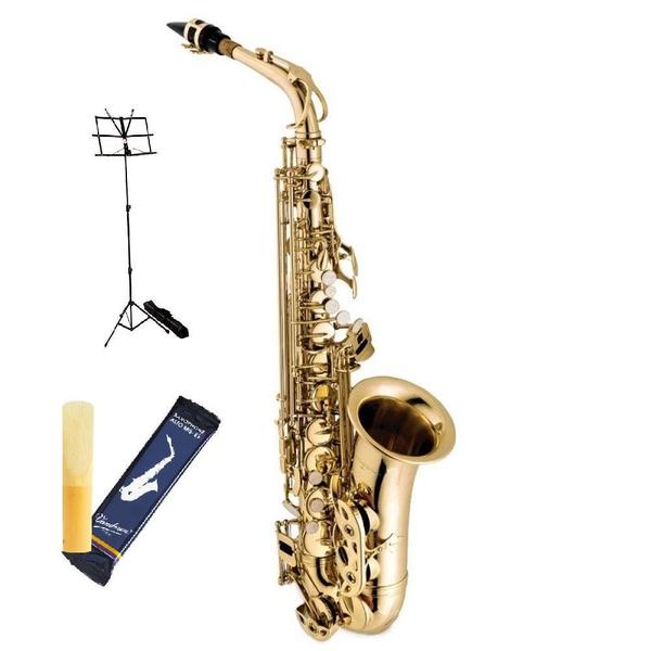 Imagem de Saxofone Alto Vogga Mib Laqueado Vsas701N + Acessorios