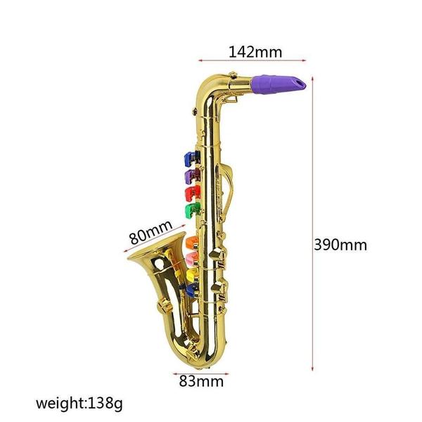 Imagem de Saxofone Infantil Acústico Mini Clarinete Trompete Brinquedo