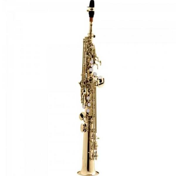 Imagem de Saxofone Reto Harmonics HST410L Laqueado Soprano em Bb