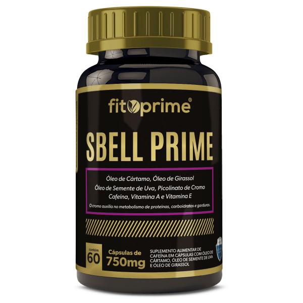Sbell Prime Óleo de Cártamo Óleo de Semente de Uva e Óleo de Girassol 60 cápsulas 750mg Fitoprime Imagem de Sbell Prime Óleo de Cártamo Óleo de Semente de Uva e Óleo de Girassol 60 cápsulas 750mg Fitoprime