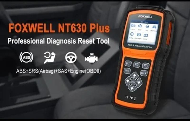 Imagem de Scanner Automotivo Foxwell Nt630 Reseta Abs Airbag Srs Sas