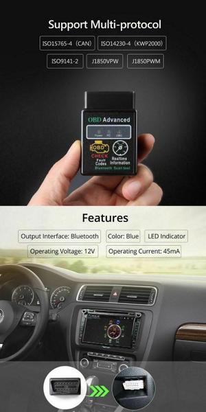 Imagem de Scanner Automotivo Universal Obd2 Bluetooth 2.1 Obdii Car