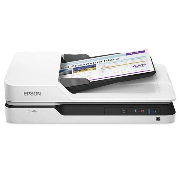 Imagem de Scanner Epson WorkForce DS-1630 DS1630 de Mesa  Conexão USB Até Tamanho A4 ADF para 50 Folhas