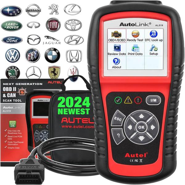 Imagem de Scanner OBD2 Autel AL519 Professional Mechanic 2024 atualizado