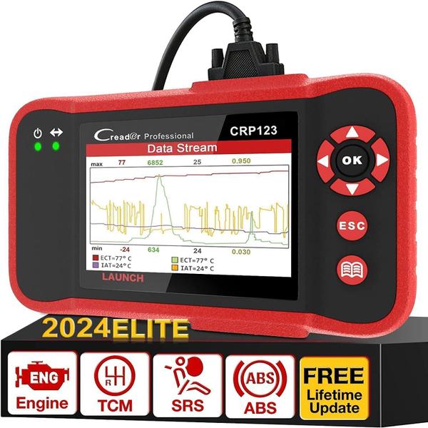 Imagem de Scanner OBD2 LAUNCH CRP123 2024 Motor/ABS/SRS/Transmissão