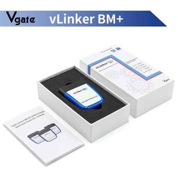 Imagem de Scanner OBD2 Vgate vLinker BM+ Bluetooth fixo para Bimmercode