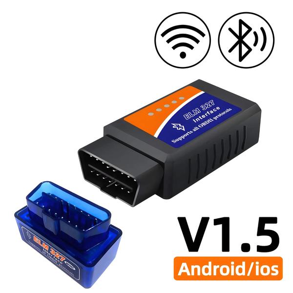 Imagem de Scanner OBD2 Wifi Bluetooth Elm327 V1.5 - Ferramenta de Diagnóstico Automotivo