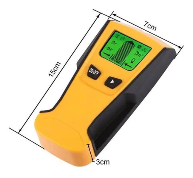 Imagem de Scanner Parede Detector Digital Metais Fios Madeira Vigas