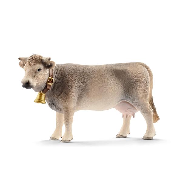 Imagem de Schleich Farm World, Estatueta animal, Brinquedos de Fazenda para Meninos e Meninas de 3 a 8 anos, Vaca Braunvieh