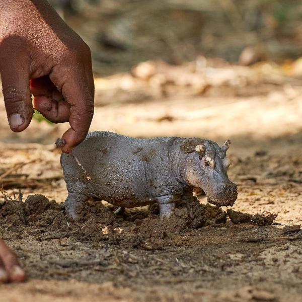 Imagem de SCHLEICH Vida Selvagem, Estatueta animal, Brinquedos Animais para Meninos e Meninas de 3 a 8 anos, Hipopótamo