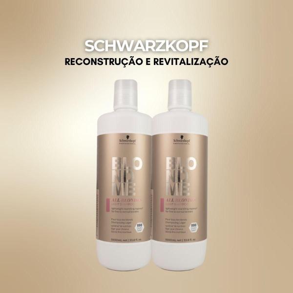 Imagem de Schwarzkopf BlondMe Light Kit 2 Shampoo 1L