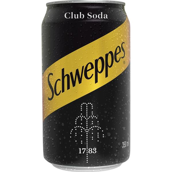 Imagem de Schweppes Club Soda LATA 350ml kit 6unidades