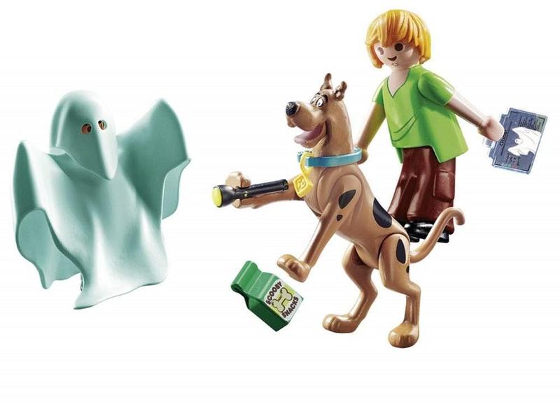 Imagem de Scooby-Doo e Salsicha Playmobil - Contra o Fantasma, Divertido Brinquedo Interativo com Miniaturas