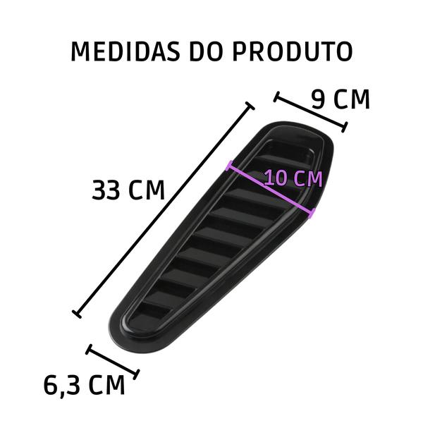 Scoop Entrada De Ar Esportivo Universal Capô Intake - Veon Imagem de Scoop Entrada De Ar Esportivo Universal Capô Intake