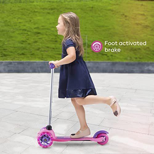 Imagem de Scooter Infantil com Rodas Leves e Freio Ativado - Limite de 75000mlbs