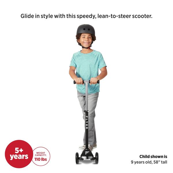 Imagem de Scooter Radio Flyer Flyer Glider Pro para crianças de 5 anos ou mais