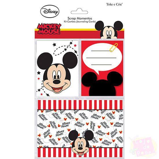 Imagem de Scrap Momentos TEC - Disney - Kit Cartões Mickey Mouse