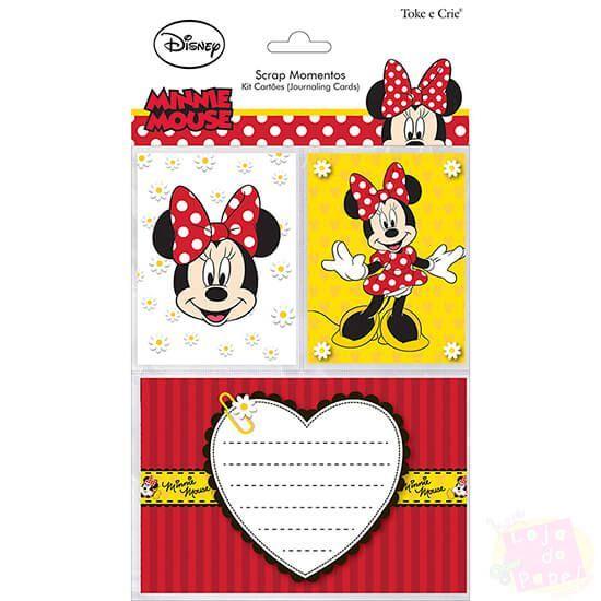 Imagem de Scrap Momentos TEC - Disney - Kit Cartões Minnie Mouse