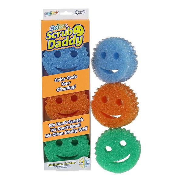 Imagem de Scrub Daddy Kit Esponja Multiuso Textura Flexível Sem Riscos