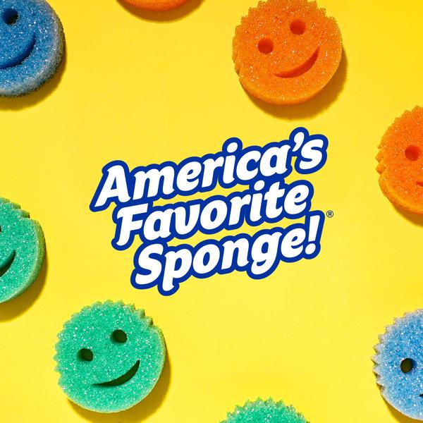 Imagem de Scrub Daddy Sponge Variety Pack - Pacote de limpeza de cozinha e limpeza, contém 2 Scrub Daddy, 2 Scrub Mommy & 2 Eraser Daddy, 1 6ct Box