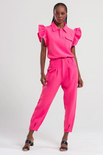 Imagem de Scrub Feminino Laila - Rosa Chiclete- Dra Cherie