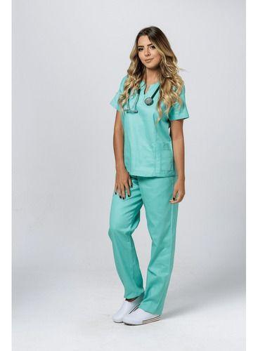 Imagem de Scrub Pijama Cirúrgico Feminino Oxford Não Amassa-hospitalar