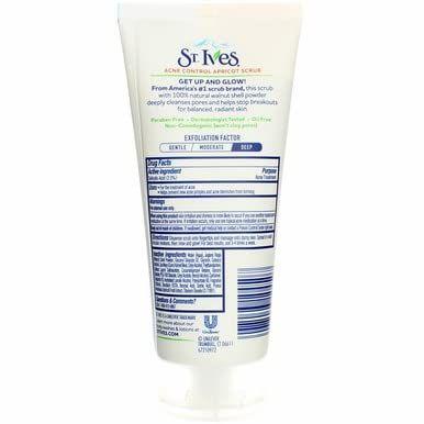 Imagem de Scrub St. Ives Acne Control Medicated Damasco 180 ml (pacote com 3)