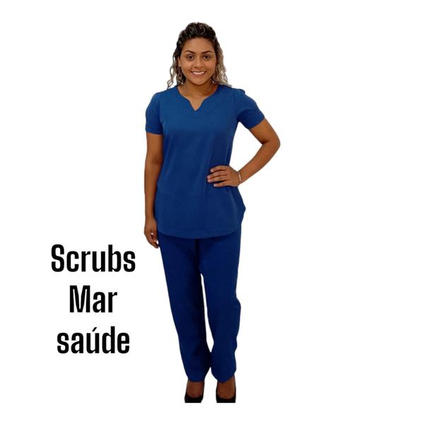 Scrubs mar saúde - Amipax atelier Imagem de Scrubs mar saúde
